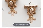 A Pair of Nineteenth Century Creamware Wall Brackets