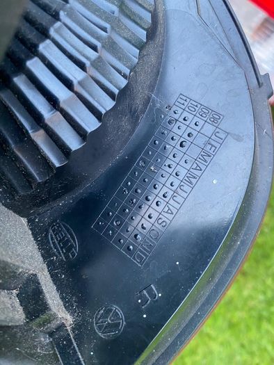 Genuine VW golf lens