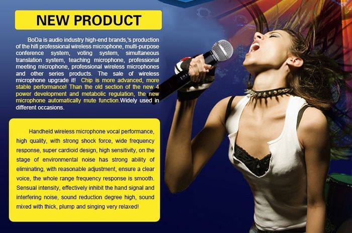 WEISRE Wired Microphone Black