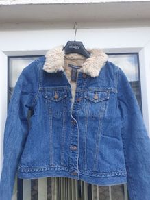 A&F Fleece Lined Womens Denim Jackets