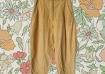 VINTAGE 1990s 1980s French Connection regency cotton trousers Bridgerton S Made in India