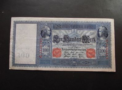 Germany. Reichsbanknote. 100 Mark (21.4.1910)