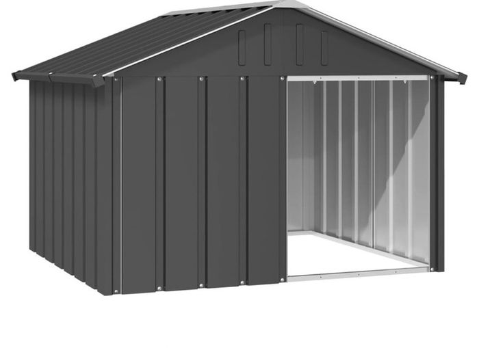 Dog House Anthracite 116.5x103x81.5 cm Galvanised Steel (FREE POSTAGE)