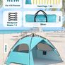 Beach Tent 4-6 Person Pop Up Beach Tent Large Hydraulic Automatic Portable Sun Shade Shelter (FREE SHIPPING) Image 4