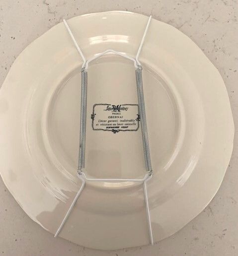 Obernai Sarreguemines Plate