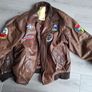 Men 1050s pilots jacket large / x large % 100 leather Image 2