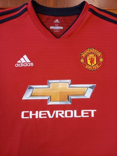 Manchester United 2018/19 Adidas Home Jersey Adult Medium