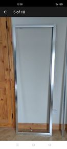 Shower enclosure.