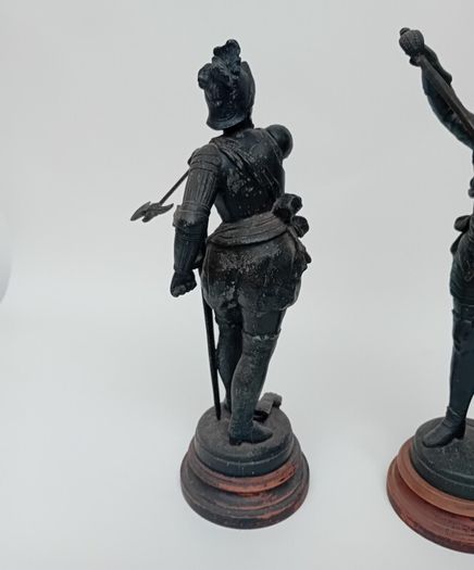 Vintage Spelter Military Figures