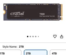 Crucial T500 2tb Ssd Pcie Gen4