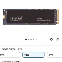 Crucial T500 2tb Ssd Pcie Gen4