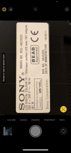 Sony tv