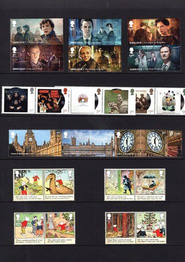 2020 Great Britain Commemorative Stamps Year Pack (includes 6 image showing contents)