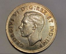 1939 canadian silver dollar