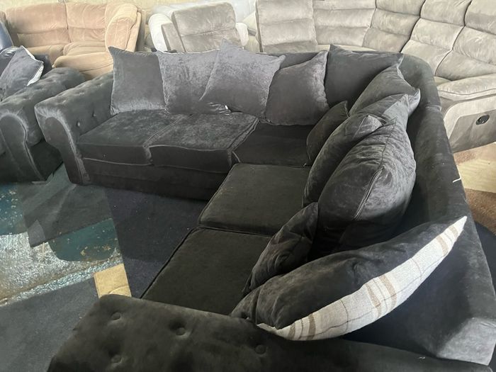 Back corner sofa with matching 2 seater set