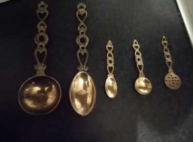 Brass  love               spoons