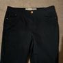 Navy denim style trousers Size 10 Image 2