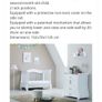 Pali solid white wood cot Image 7