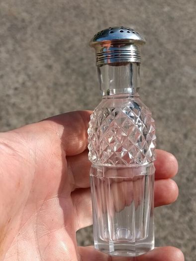 George IV Sterling Silver Cut Glass Cruet Set(1821)