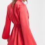 River Island Red satin mini dress (petite) Image 3