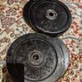 EZ olympic curl bar + weights, dumbells Image 4