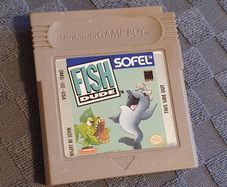 Original 1991 Fish Dude Game Boy Cartridge only