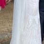 wedding dress and veil size 12 Image 6