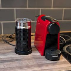 Nespresso Essenza Mini coffee machine and Milk Frother