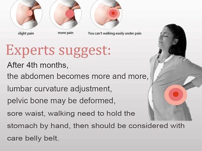 Recommended Maternity Belt - Care Breathable Abdomen Support and Pelvic Support - Comfortable Belly Band for Pregnancy - Prenatal Cradle for Baby - One Size