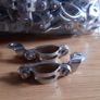 30x Pairs of New + NOS Chrome Rod Brake Clips Image 2