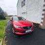 Red Mazda 6 2.2 SkyActive Parts Donor Car Image 3