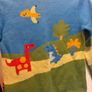 Next Boys Blue Dinosaur Scene Knitted Jumper (Age 5-6 Years)D Image 8