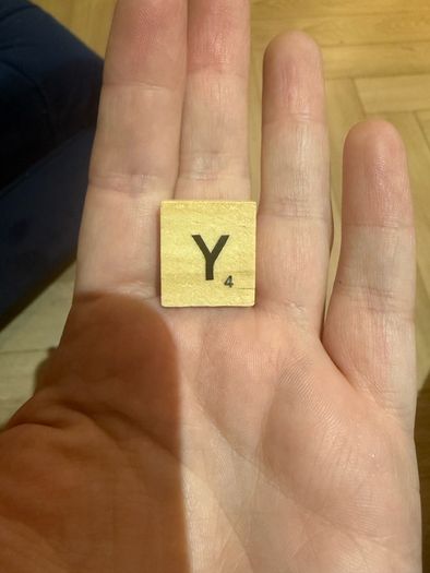 Scrabble tiles individual letters 25c