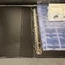 Coin Storage album brand new with 10 coin album pages 4x5 flip holder plus 100 mixed size coin flips holders wallets all brand new Image 3