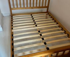 Beautiful Solid 4Ft 6 Double Wooden Bed Frame - Can Deliver