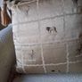 Beautiful Unused Cushion Cover with Gold Tassels Image 3