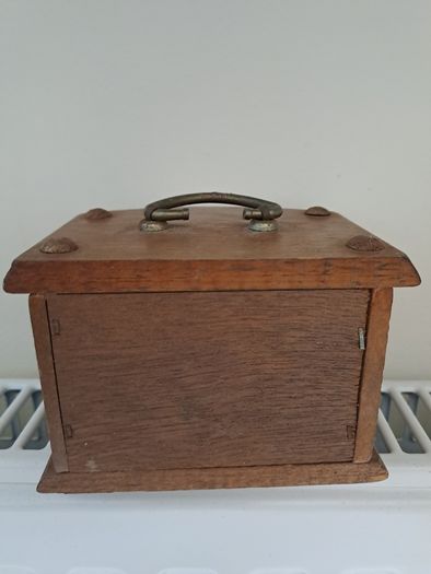 Vintage wood and cork coasters