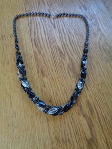 Vintage Art Deco Beaded Necklace for Sale