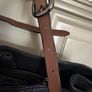 Genuine leather black and dark brown shoulder bag by Karen Millen Image 10