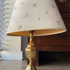 Polished Brass Vintage Lamp