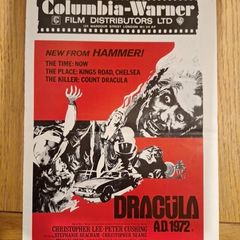 Dracula A.D. 1972 Pressbook