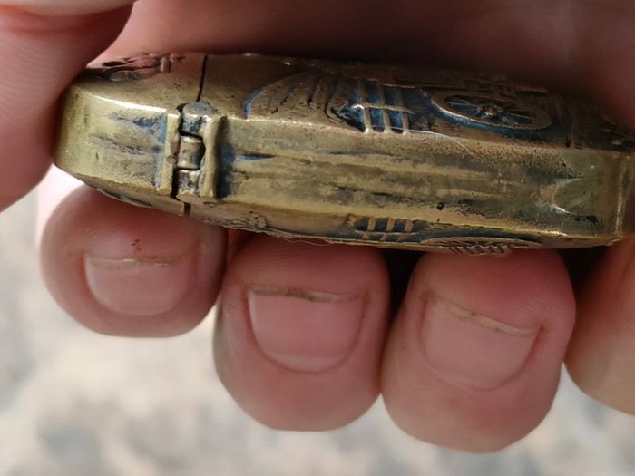 Brass motoring vesta case