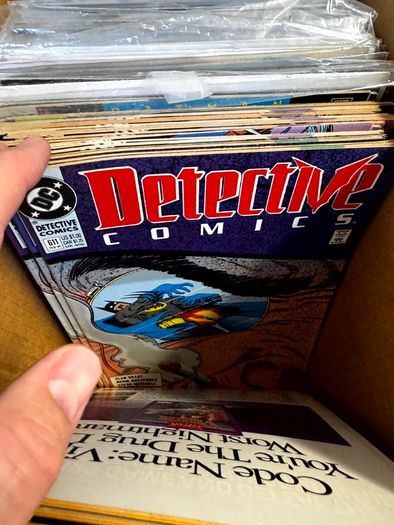DC Long Comic Box w 250 comics for Sale (2)
