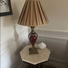 Two lamps  Table lamp 75 euro Floor lamp 100
