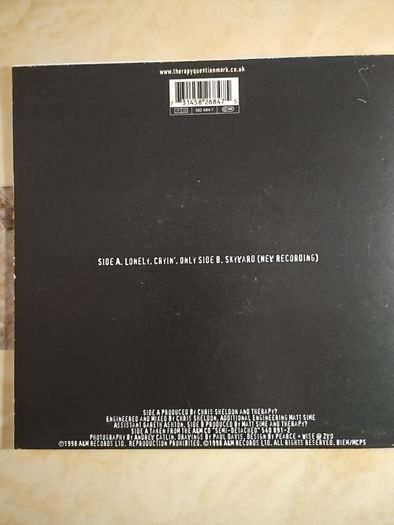 Therapy? 7" (Ltd. Edition) - Lonely, Cryin', Only