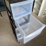 Iris Ohyama Plastic Drawer Storage Unit - 4 Drawers - Perfect Condition Image 2