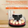 Egg Incubators for Hatching Eggs, Incubator for 12 Eggs with Automatic Turning & Auto Water Filling, Temperature & Humidity Control, Egg Incubator for Chicken, Quails, Ducks, Goose, Pigeon, Parrot Image 4