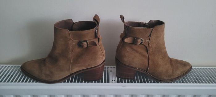Suede ankle boots