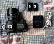 Canon 5D Mk II, 50mm 1.4 lens & Battery Grip