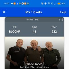 3 x Wolf Tones tickets